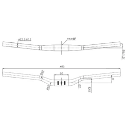 Riverside Raised Oversize 31.8 Mm X 660 Mm Handlebar -Schwalbe || Shimano || rockrider Shop k8d222d177c369695fe85a61fdefe5949