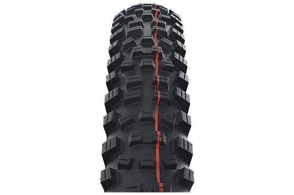Schwalbe HANS DAMPF EVO 27.5 X 2.60 Black Bronze Sidewall Tyre 4 Schwalbe HANS DAMPF EVO 27.5 X 2.60 Black Bronze Sidewall Tyre - Image 2
